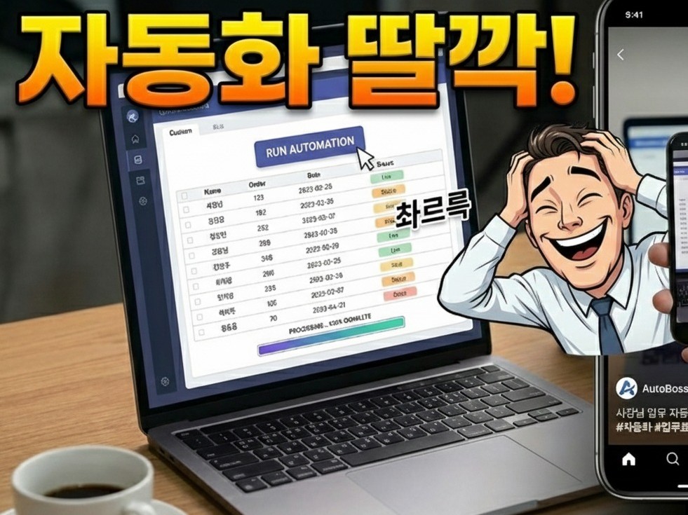 반복업무 6시간 - AI 딸깍 엑셀 n8n 자동화
