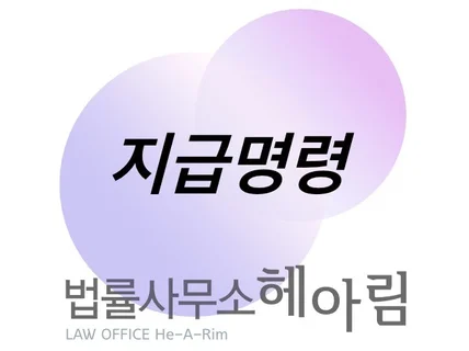 법률사무소 헤아림의 지급명령 서비스