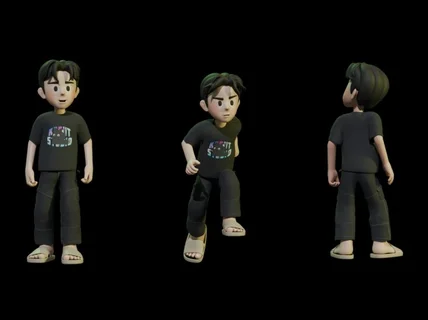 3D 캐릭터 모델링 - 외주 문의. 애니메이션 제작 