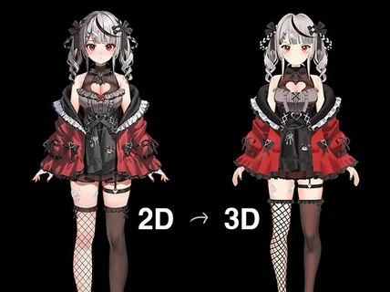 3D Vtuber / 버튜버 / 방송용 / VR호환가능