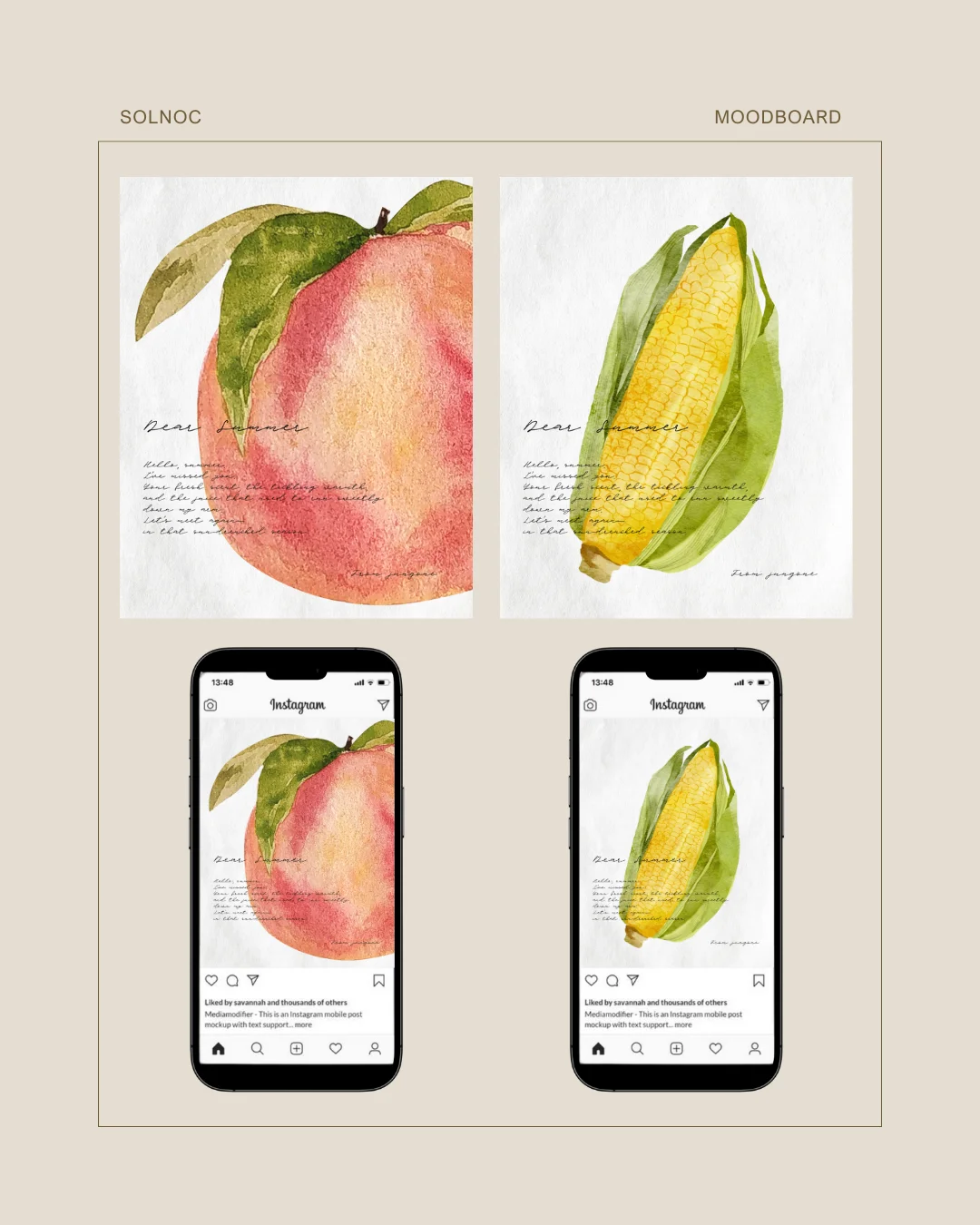 인스타그램 피드 디자인 / 카드 뉴스 - 크몽