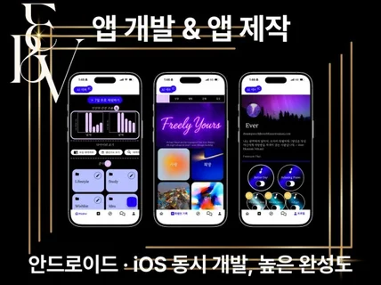 안드로이드·iOS 동시 제작, 높은 완성도의 앱 개발