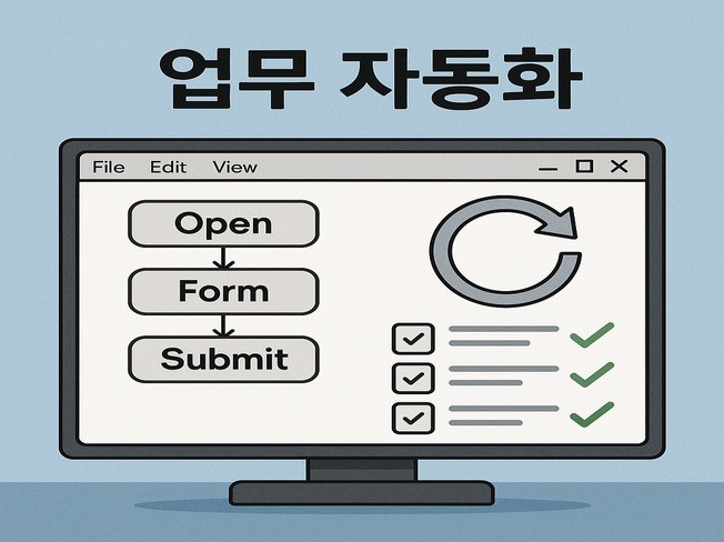 매일 반복되는 업무 자동화 프로그램 제작해드립니다.