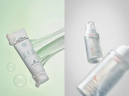 시선이 자주가는 감성적인 화장품 제품 연출 누끼촬영