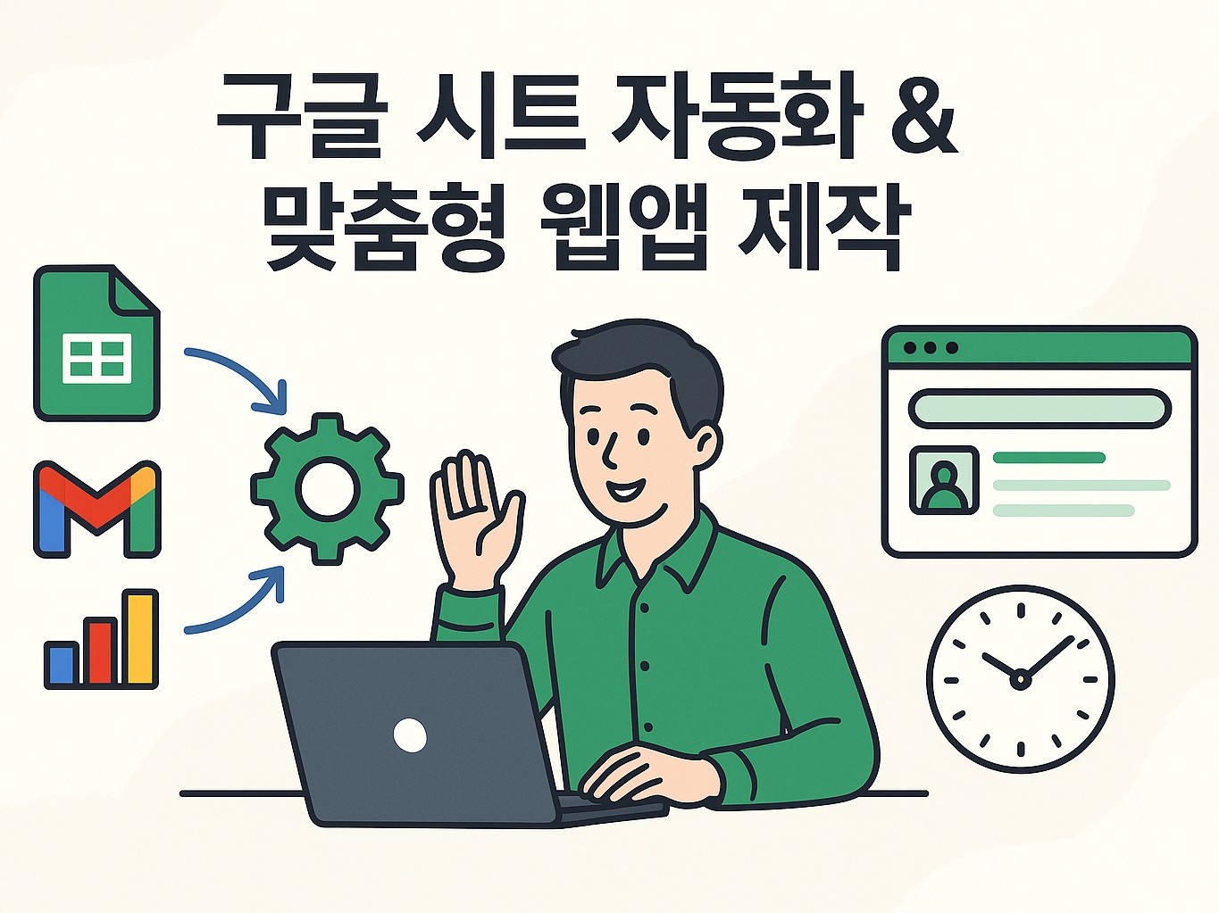 앱 스크립트 DB관리, 내부용 웹 앱 제작