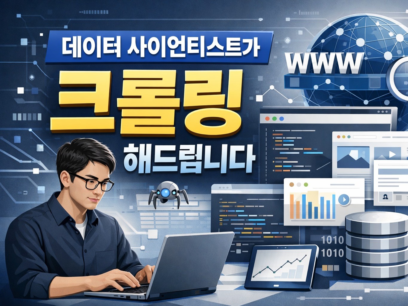 데이터 사이언티스트가 데이터 크롤링 해드립니다.