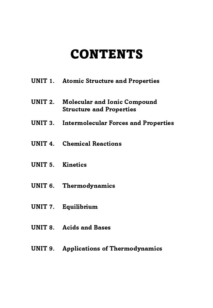 AP Chemistry Prep Note Unit 6 - 크몽