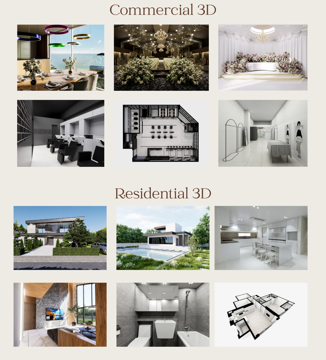 인테리어 3D 투시도,조감도,아이소,견적 및 자재산출 - 크몽