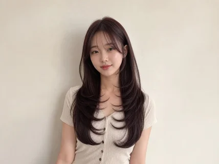 AI헤어모델 AI헤어사진 미용실 이미지