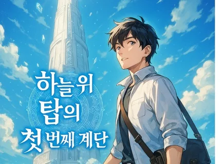웹소설 표지 시안 3종  장르 맞춤 커버 + 타이포