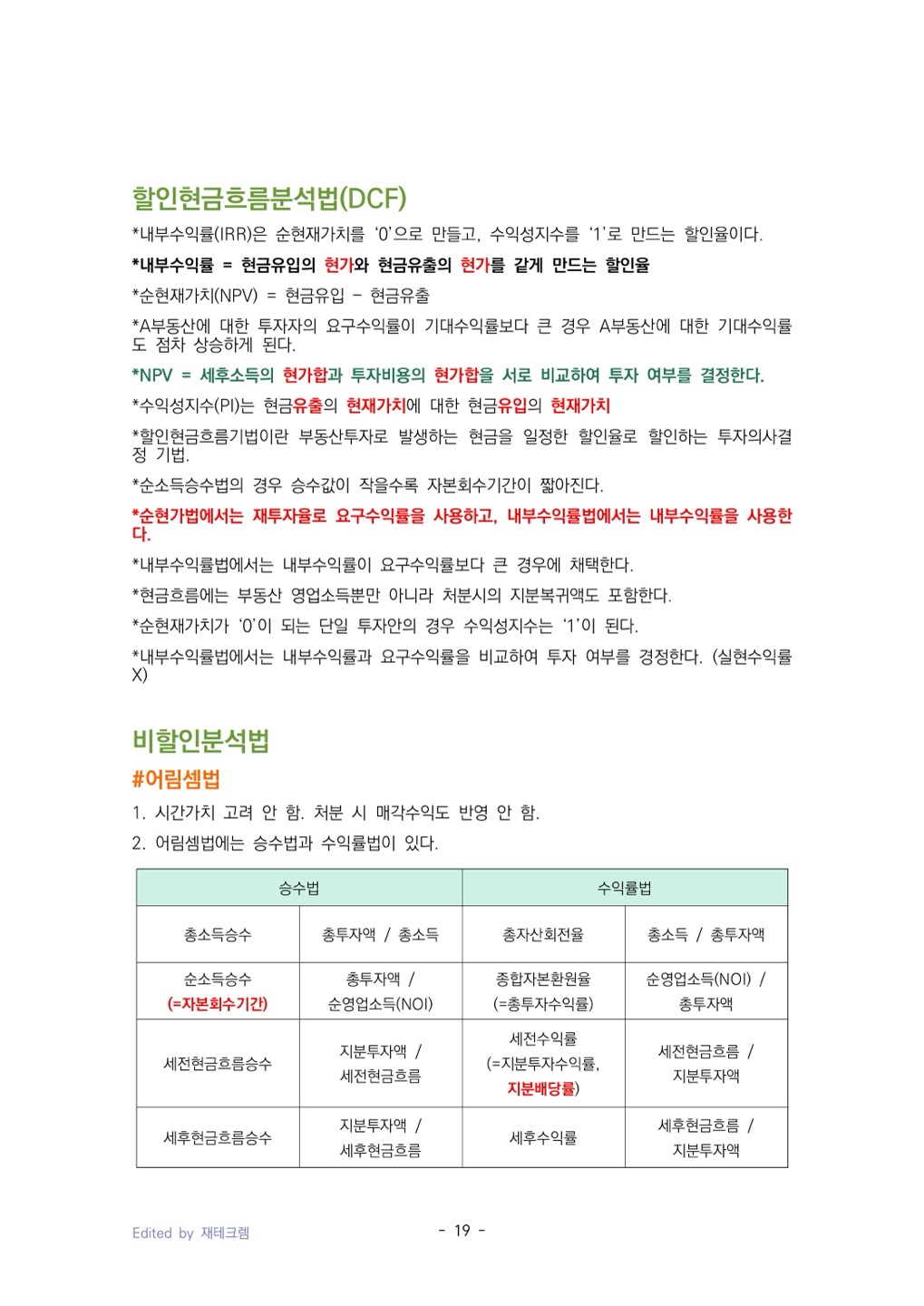 내부 수익률 법 (99) 사진