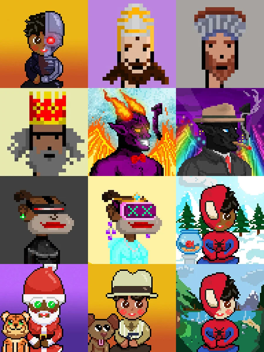 NFT픽셀아트 10,000개 컬렉션 제작해 드립니다. - 크몽