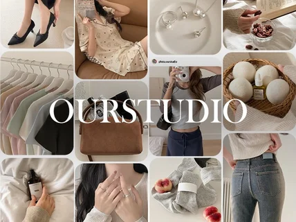 인스타 무드 다양한 제품 및 의류 잡화 쇼핑몰 촬영대행