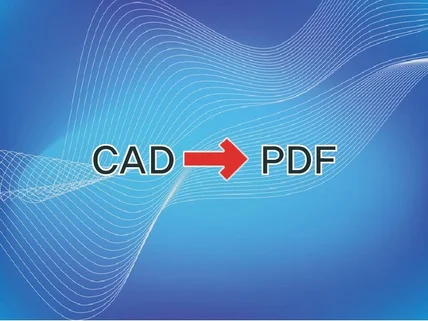 CAD 캐드도면 PDF로 변환해드립니다.