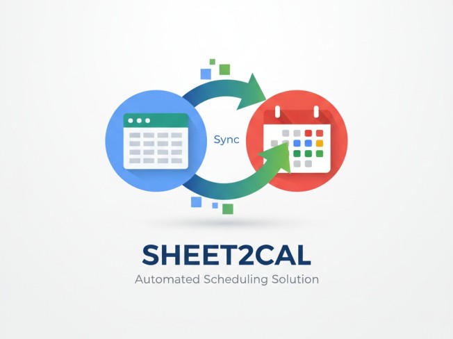 표로 작성된 예약 정보 캘린더 연동 세팅