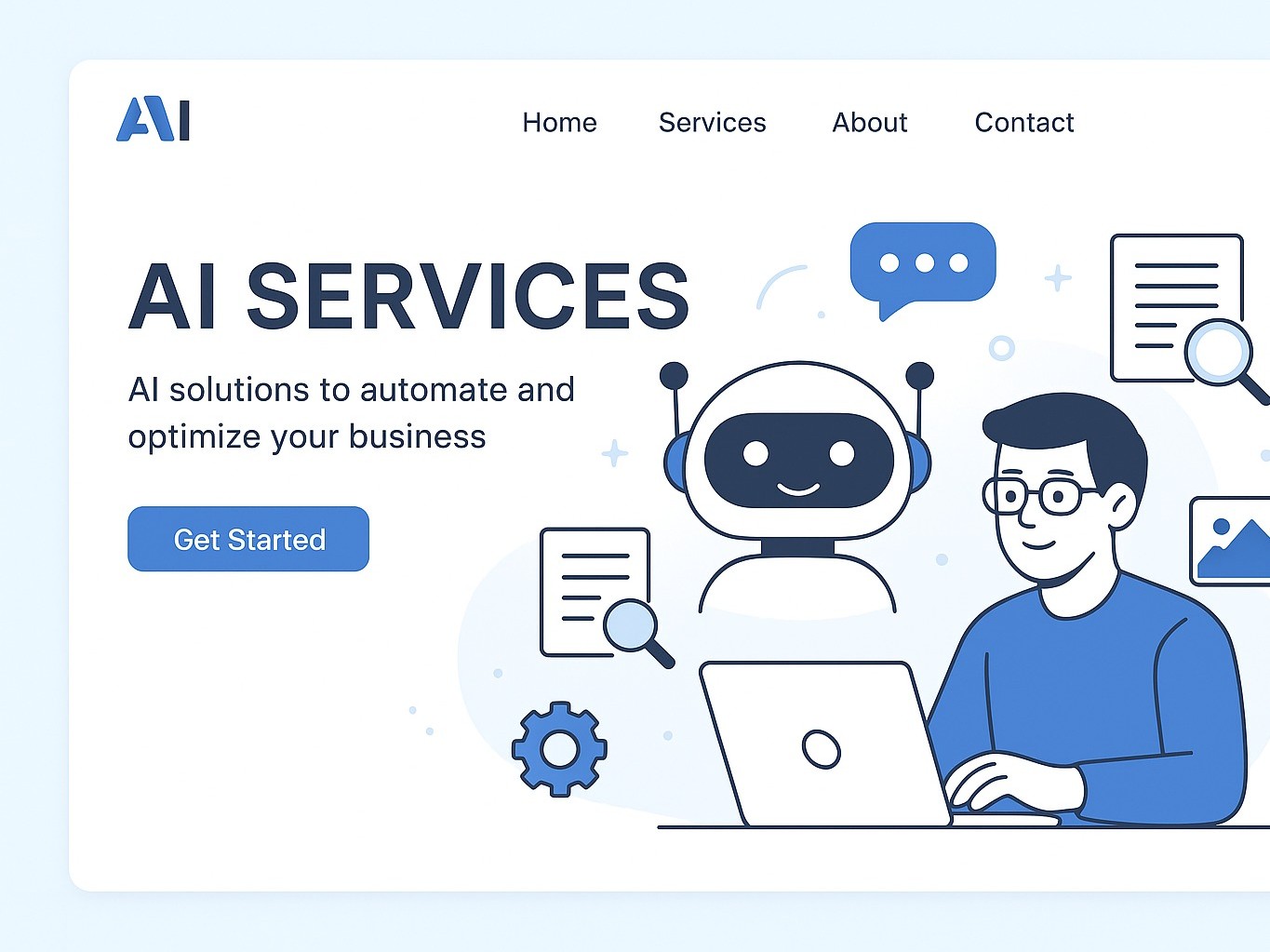 웹 자동화 · 데이터 처리 · AI 솔루션