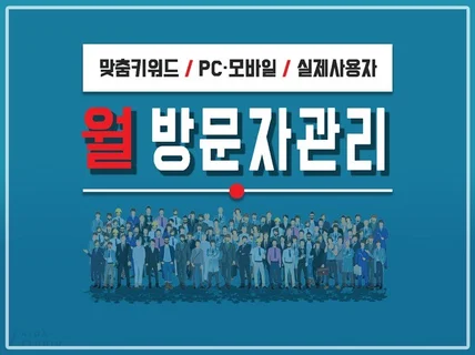 검색엔진최적화 방문자 트래픽 월관리 서비스해드립니다