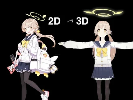 3D Vtuber / 버튜버 / 방송용 / VR호환가능