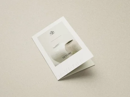 포스터·리플렛·인쇄물 - 감도높은 미니멀 인쇄물 디자인