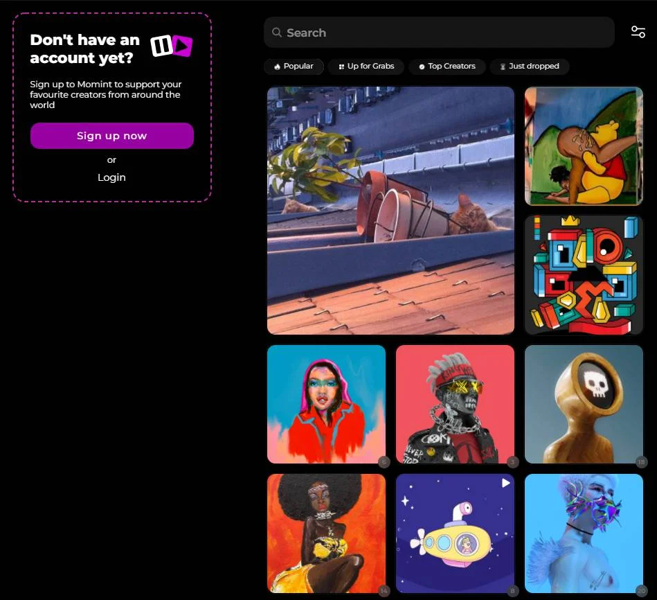 대량 민팅 가능한 오픈씨 같은 NFT 거래소 제작 - 크몽