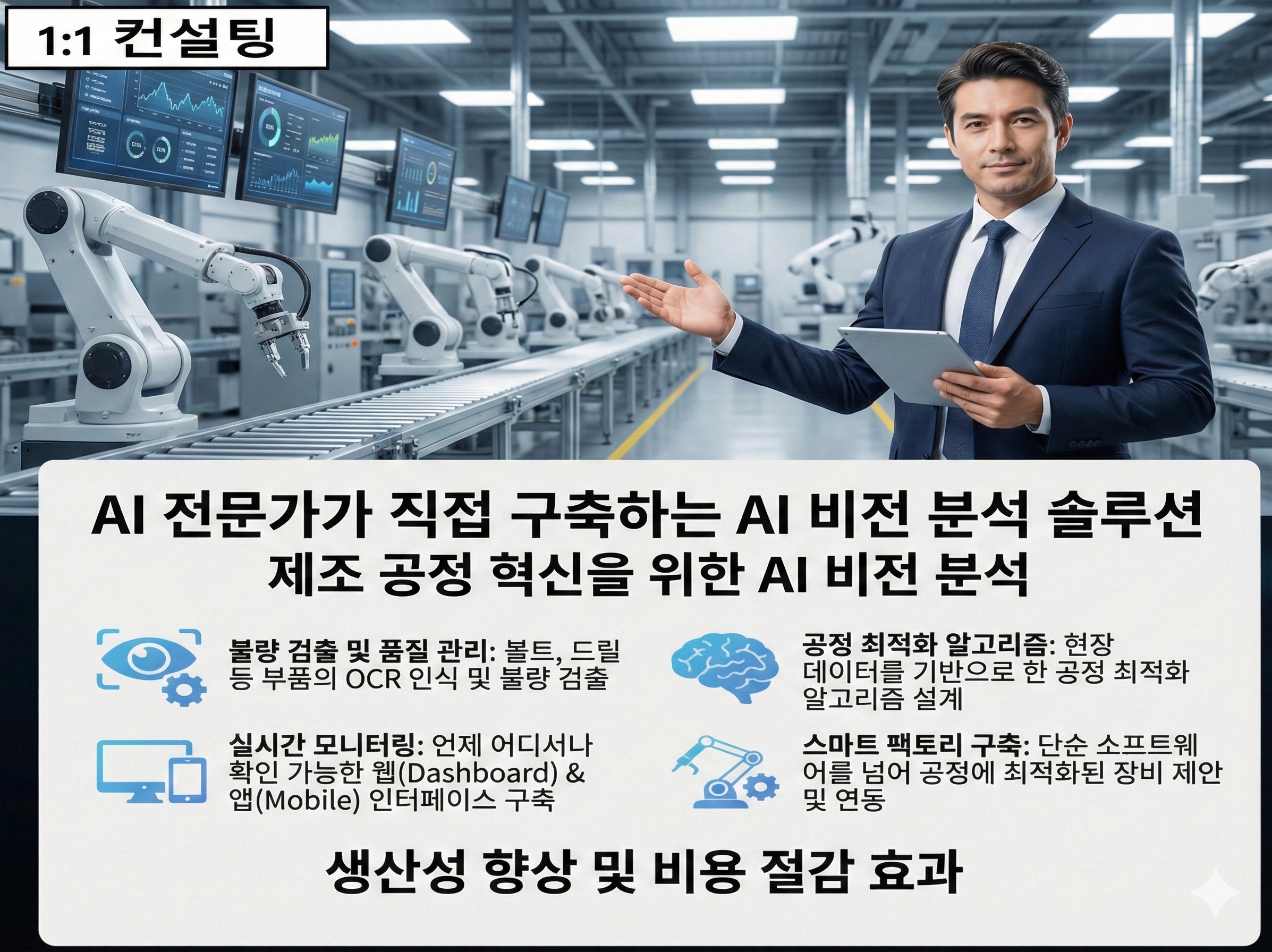 공정 최적화 AI 및 품질 관리 웹 앱 개발 솔루션