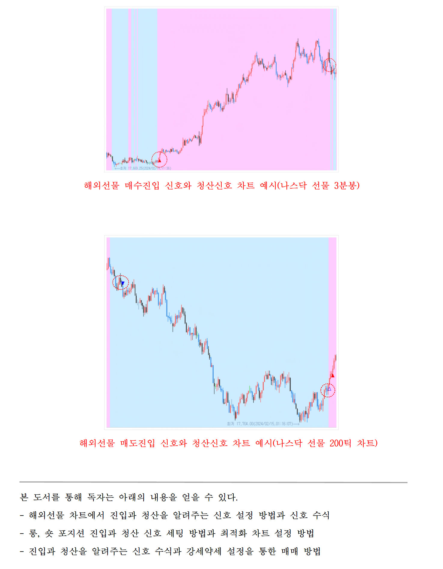 해외선물 최적화 차트 수식 적용법 학습 전자책 - 크몽