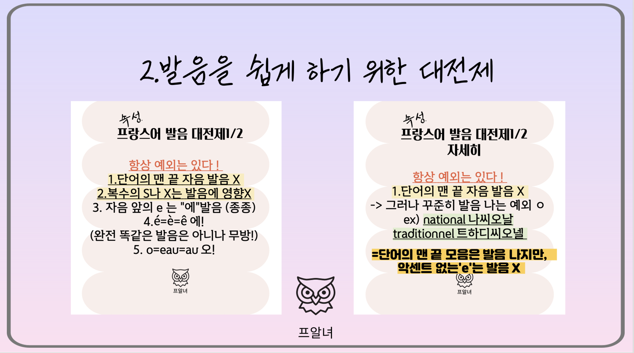 프랑스어 발음 빠르게 정복하기 - 크몽