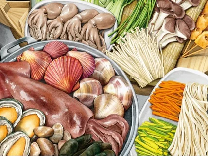 높은 퀄리티 보장 전문 푸드일러스트