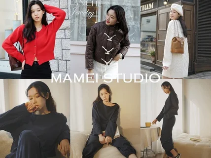 인스타 감성 여성 남성 커플 의류 잡화 쇼핑몰 촬영대행