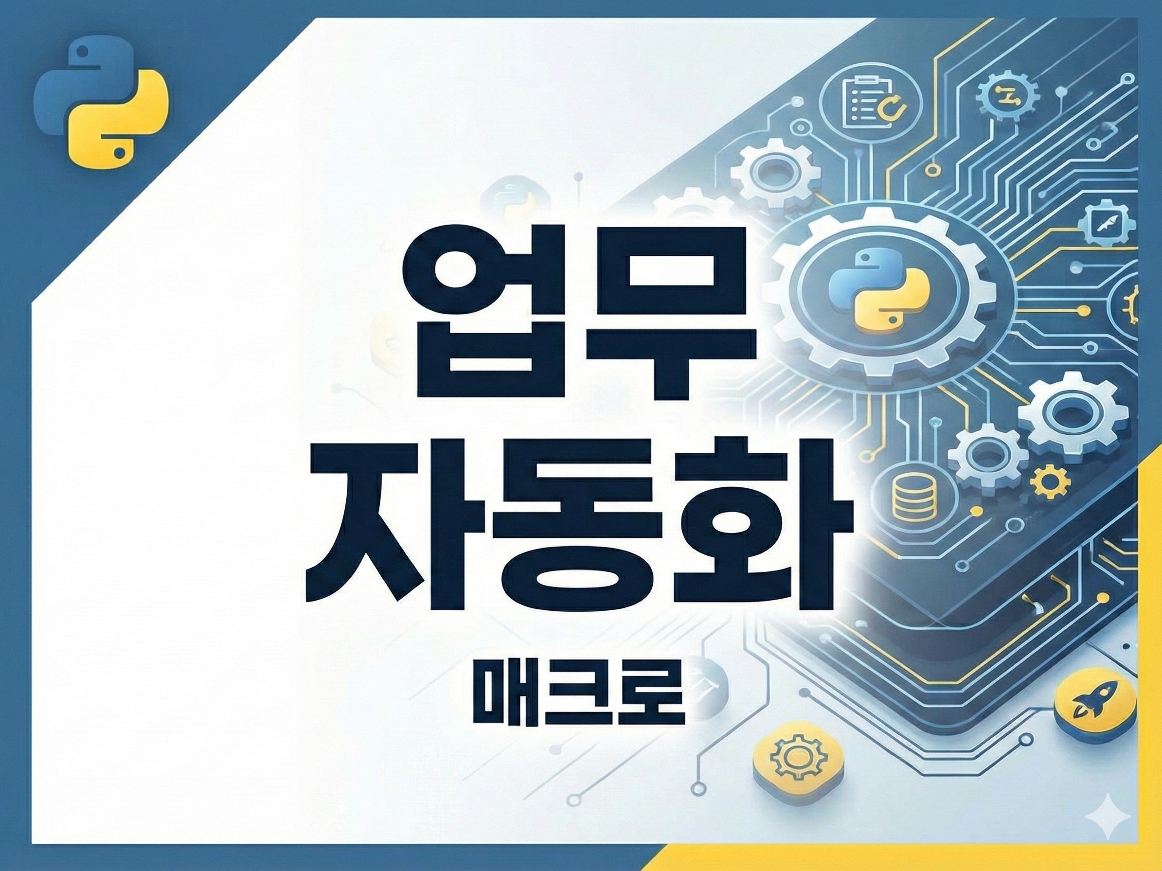 Python 전문가 고성능 업무 자동화 및 맞춤형 - 크몽