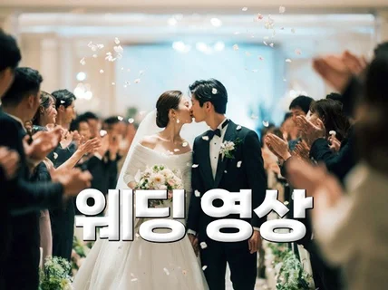 웨딩본식영상은 기록입니다 길게 담아드립니다