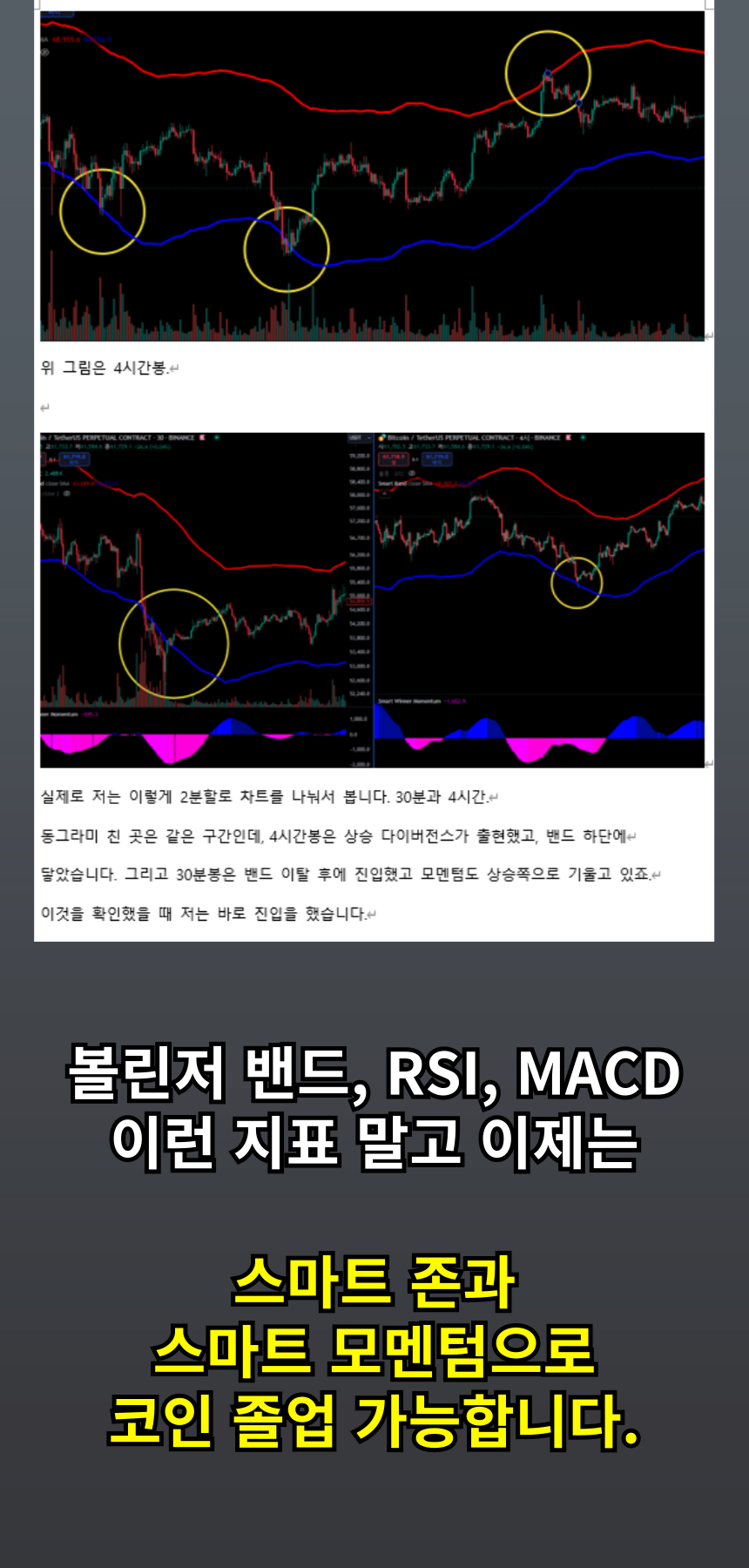 직장인도 쉽게 따라하는 미친 15분봉 스마트 존 지표 - 크몽