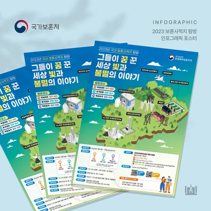 포트폴리오-국가보훈처 2023 보훈사적지 탐방 행사 아이소매트릭