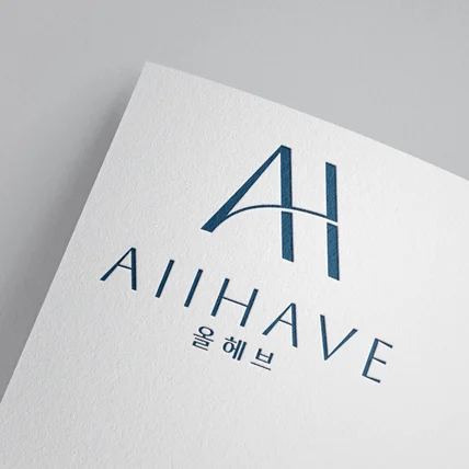 포트폴리오-깔끔한 영문 로고디자인 + 명함디자인