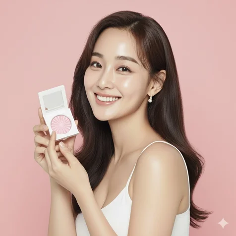 포트폴리오-여성모델 뷰티 제품 촬영