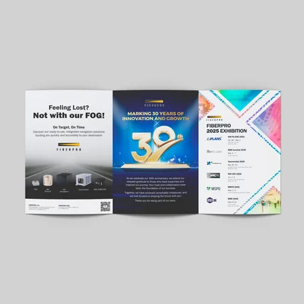 포트폴리오-30주년 기념 홍보 브로셔 디자인