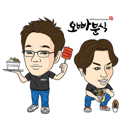 포트폴리오-오빠분식 캐릭터 개발