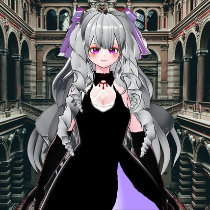 포트폴리오-화려한 웨이브 머리 드레스 무도회 여성 ( 머리 카락 오류 수정 + 짧은 치마로 변경 )