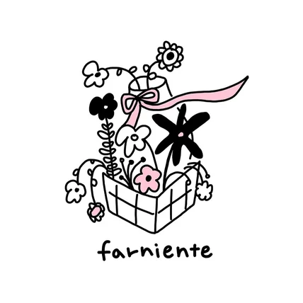 포트폴리오-프렌치 감성 꽃집 로고디자인 (키치함 한스푼)