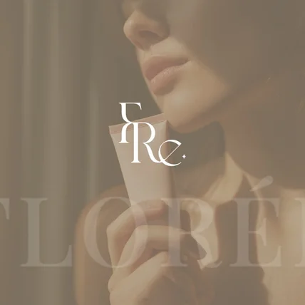 포트폴리오-[화장품 브랜드 로고] Floree l 로고 로고제작 감성로고 이니셜로고 워드마크로고 BI