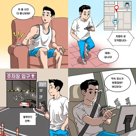 포트폴리오-자율주행 자동차 가이드 만화
