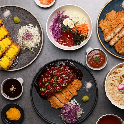 포트폴리오-[기획/촬영/보정] 배달의민족 돈까스 메뉴 및 모음컷