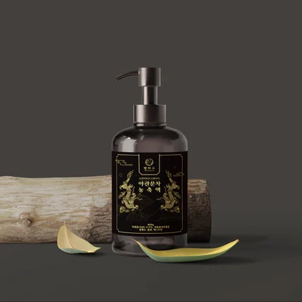 포트폴리오-별하수 음료 원액 라벨 디자인