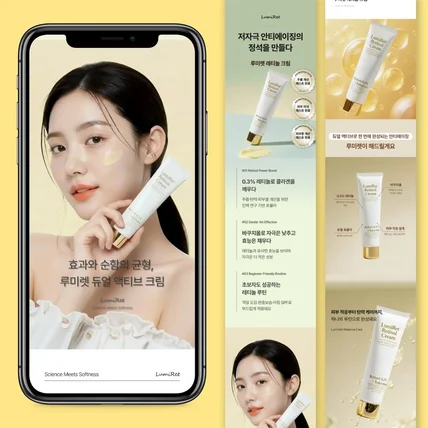 포트폴리오-화장품 뷰티 스킨케어 상세페이지