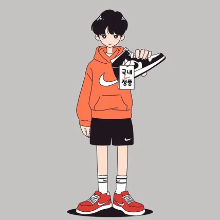 포트폴리오-신발 온라인 쇼핑몰 일러스트