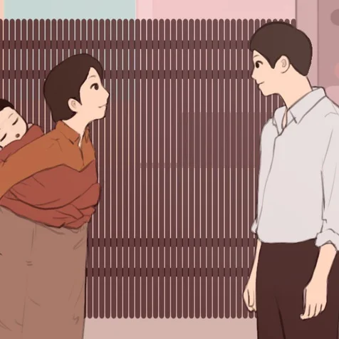 포트폴리오-노인학대 예방의 날 영상 일러스트