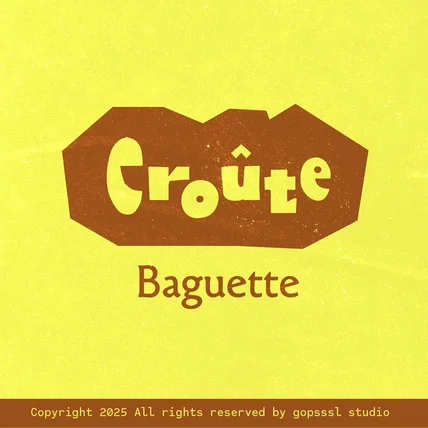 포트폴리오-크루트 바게트 로고 디자인, 브랜딩