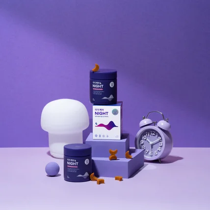 포트폴리오-[섭외/촬영/보정] 조공 이지 케어 나이트 강아지 종합영양제 제품 촬영