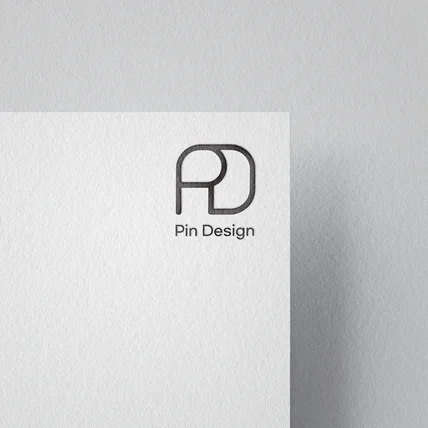 포트폴리오-디자인 업체 로고_Pin 디자인(시안 2)