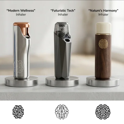 포트폴리오-휴대용 인헤일러 제품 외형디자인: Inhaler Design